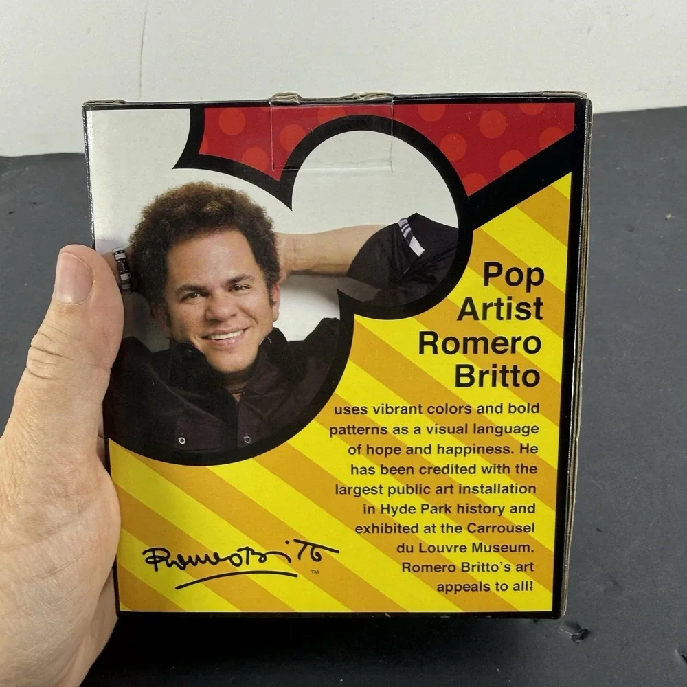 Disney Romero Britto Pop Art Mini Dumbo the Elephant Figurine 2 3/4